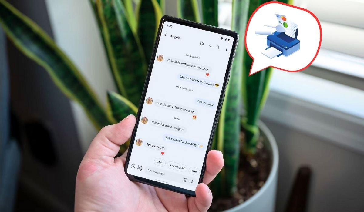 Print Text Messages from Android for Court Free