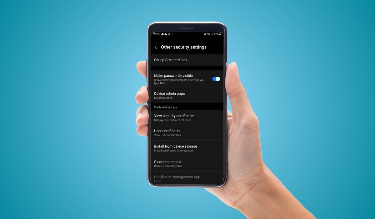 What Security Certificates Should Be On My Android Device