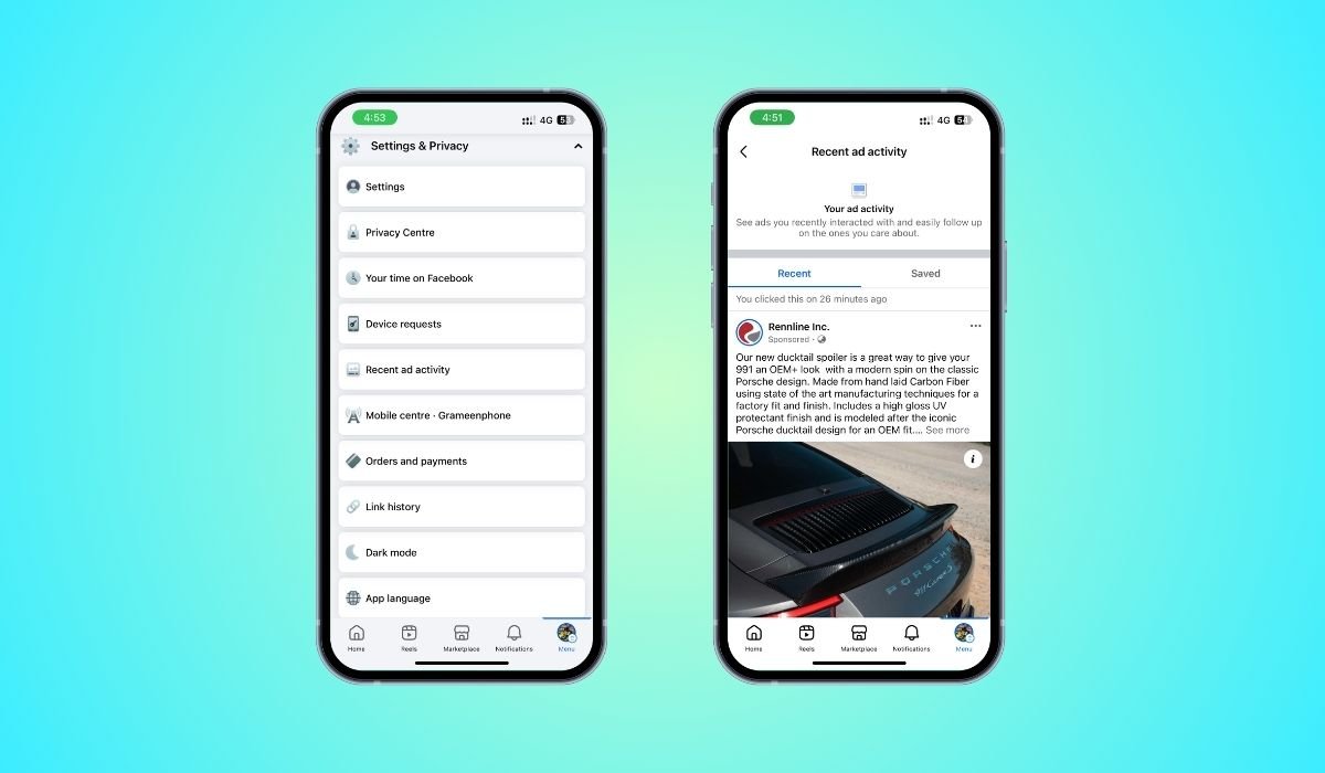 Delete Recent Ad Activity on Facebook