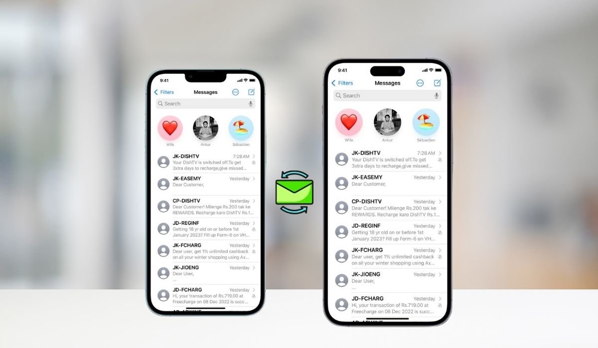 Transfer Messages from iPhone to iPhone